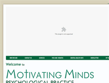 Tablet Screenshot of motivatingminds.com.au